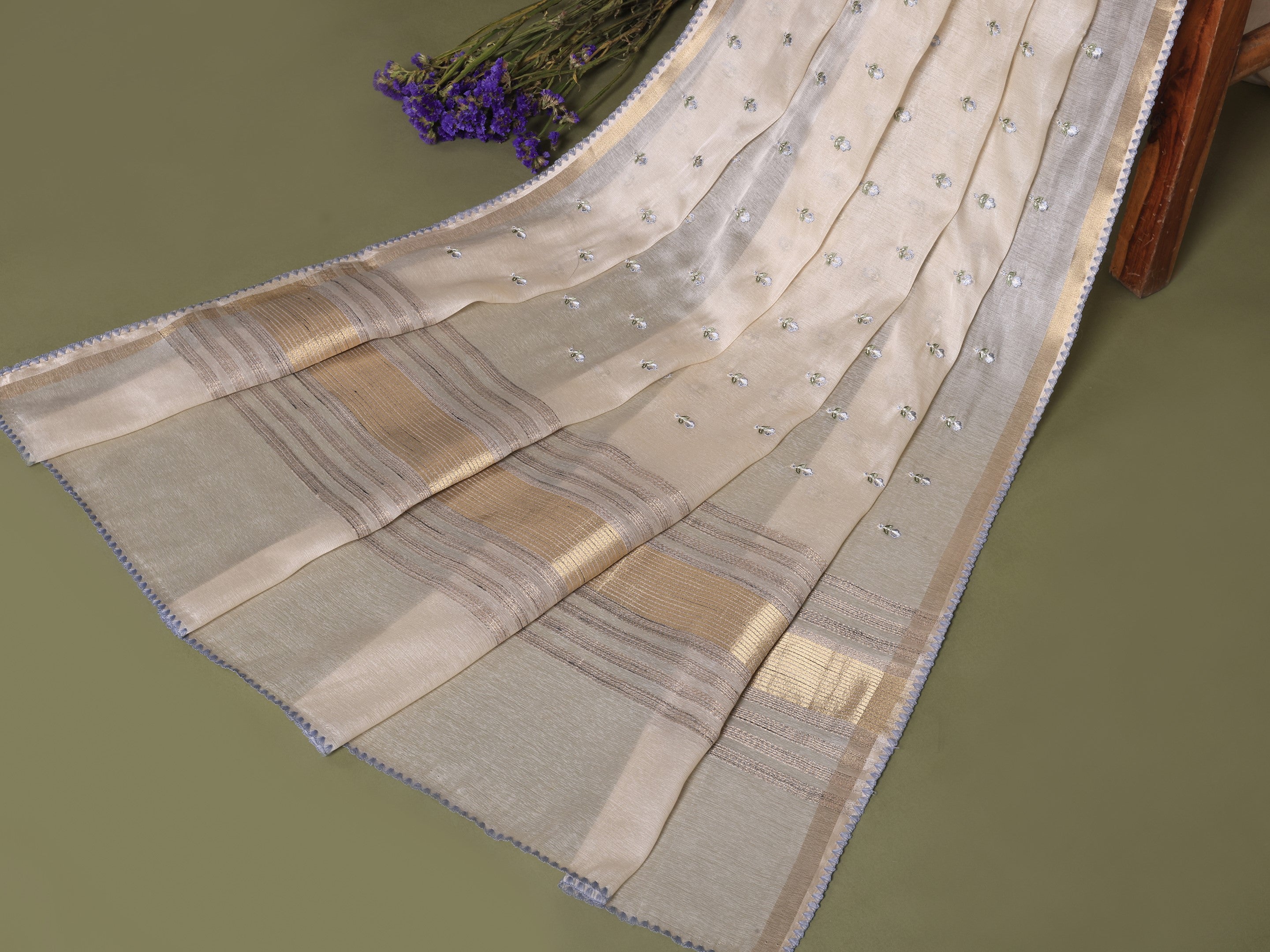 Shubra Chanderi Tissue Saree
