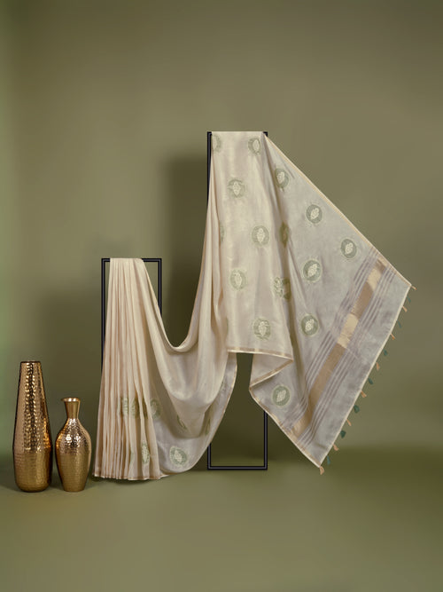 Bagh-e-Iram Chanderi Tissue Saree