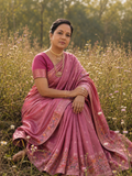 Roohi Khadi Tussar Silk Saree