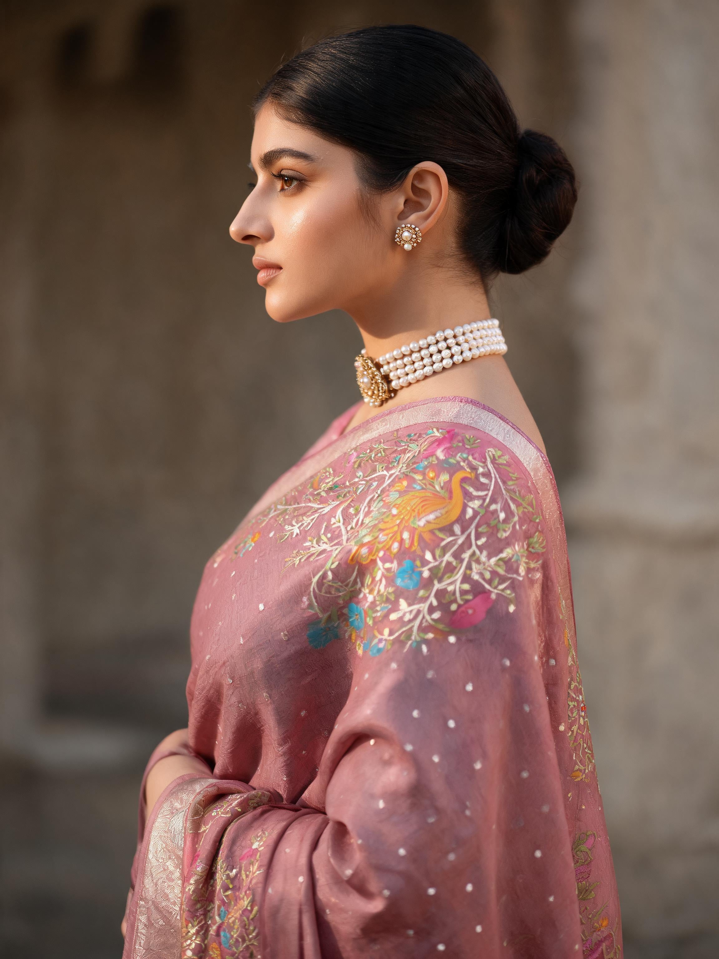 Mira Khadi Tussar Silk Saree