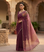 Ruhani Embroidered Kota Doaria Saree